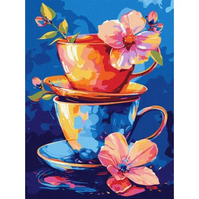 Ideyka Malowanie po numerach - Fili�anki 30x40cm