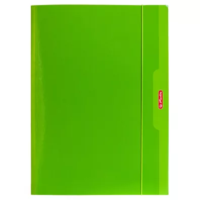 Herlitz Teczka A4 z gumk� Color Blocking zielona