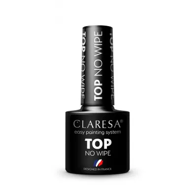 Claresa Top No Wipe top utwardzaj�cy do lakieru hybrydowego bez przemywania 5 g