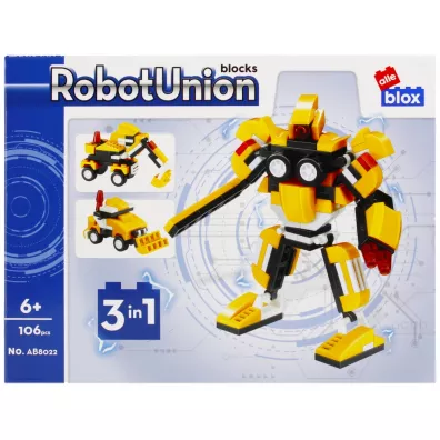 Klocki konstrukcyjne Robot 106 element�w ALLEBLOX