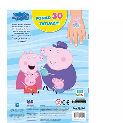 Peppa Pig. Rysowanki z bajecznymi tatua�ami. Przygody z kolorami