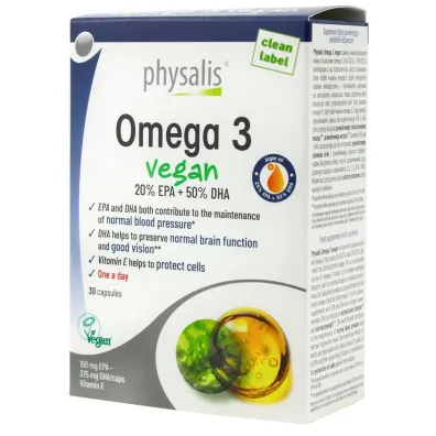 Physalis Omega-3 vegan suplement diety 30 kaps.