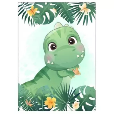 Norimpex Malowanie po numerach 20x20cm Dinozaur 1008243