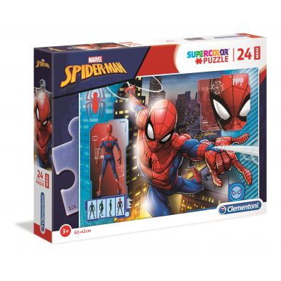 Puzzle maxi 24 el. Supercolor. Spider-man Clementoni