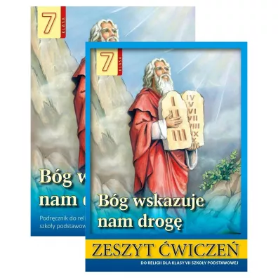Pakiet: B�g wskazuje nam drog�. Podr�cznik i zeszyt �wicze� do religii dla klasy 7 szko�y podstawowej - Stanis�aw �abendowicz