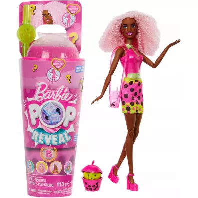 Barbie Pop Reveal. Lalka Jagoda Bubble Tea Mattel