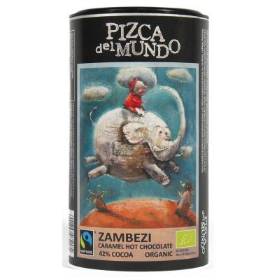 Pizca Del Mundo Czekolada na gorąco Zambezi karmelowa 250 g Bio