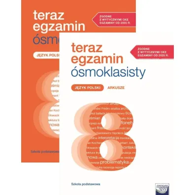 Pakiet Teraz egzamin �smoklasisty. J�zyk polski: Repetytorium oraz Arkusze