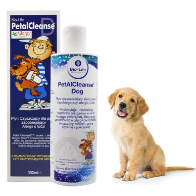 Bio-Life BIOLIFE PETAL CLEANSE™ D P�yn oczyszczaj�cy dla ps�w, zapobiegaj�cy alergii u ludzi 350 ml