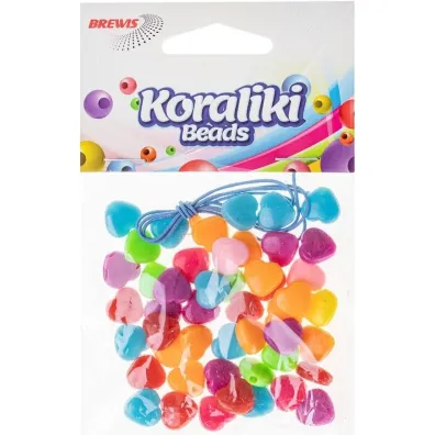 Brewis Koraliki do nawlekania serca 15g