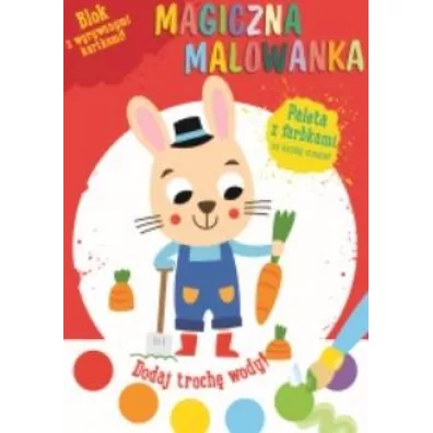 Magiczna malowanka z farbkami Krlik
