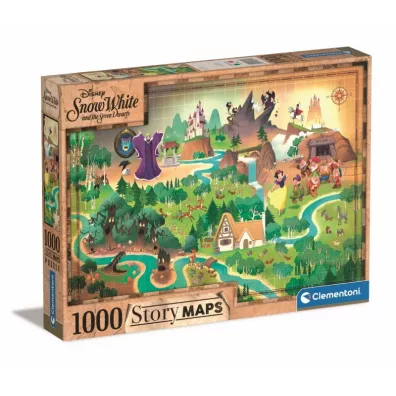 Puzzle 1000 el. Story Maps �nie�ka Clementoni
