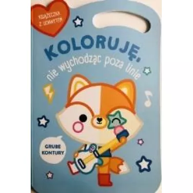 Koloruj bez wychodzenia poza linie Niebieska