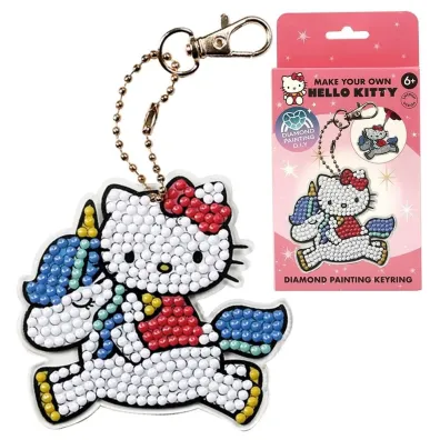 Maluj diamentami po numerach Hello Kitty Micki