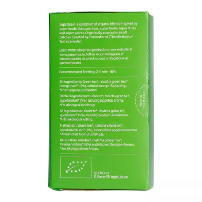 Teministeriet Supertea Matcha Mandarin Organic Herbata Matcha Bio