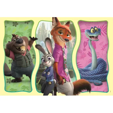 Puzzle 104 el. SuperColor. Super Zootopia 2 Clementoni