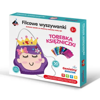 Filcowe wyszywanki - torebka ksi�niczka Askato