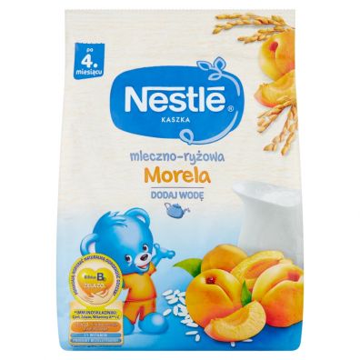 Nestle Kaszka mleczno-ryowa morela dla niemowlt po 4 miesicu 230 g