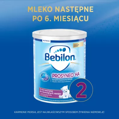 Bebilon Prosyneo HA 2 Mleko nast�pne dla niemowl�t po 6. miesi�cu 400 g