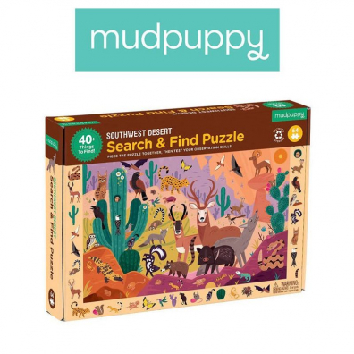 Puzzle obserwacyjne Amerykaska pustynia 4+ Mudpuppy