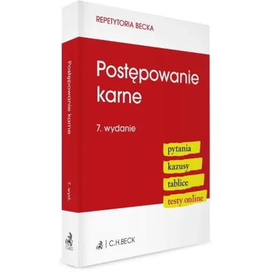 Post�powanie karne. Pytania, kazusy, tablice, testy online
