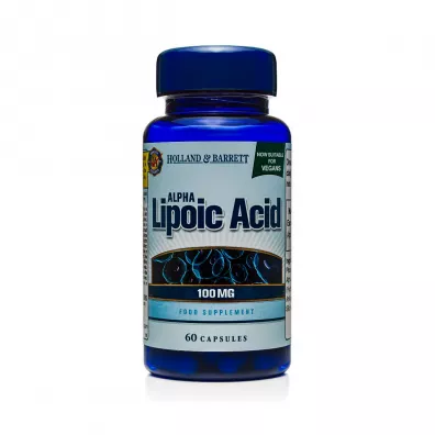 Holland & Barrett Kwas Alfa Liponowy Suplement diety 60 kaps.