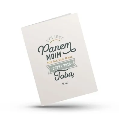 Kartka sk�adana - Ty� jest Panem moim