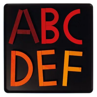 Ukadanka magnetyczna Alfabet, 5 l+ Grimms