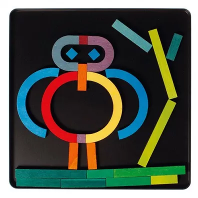 Ukadanka magnetyczna Alfabet, 5 l+ Grimms