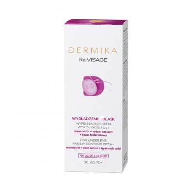 Dermika Re.Visage Cream 50,60,70+ wypeniajcy krem wok oczu i ust na dzie/na noc 15 ml