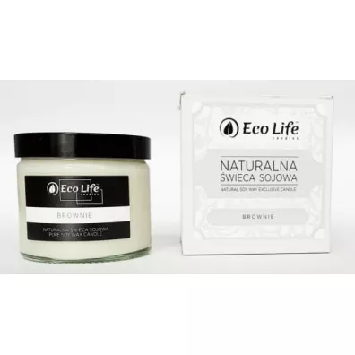 Eco Life Naturalna wieca sojowa Brownie 450 g