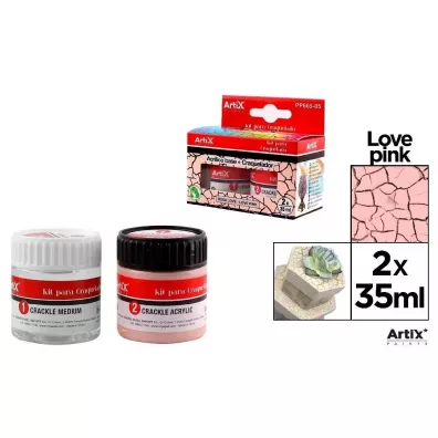 Artix Farba akrylowa r�owa 35ml + �rodek tworz�cy