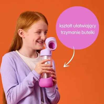 b.box Butelka na wod� tritanowa ze s�omk� Sugar Plum 600 ml
