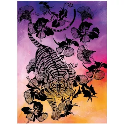 Museums & Galleries Karnet B6 z kopert� Hibiscus Tiger