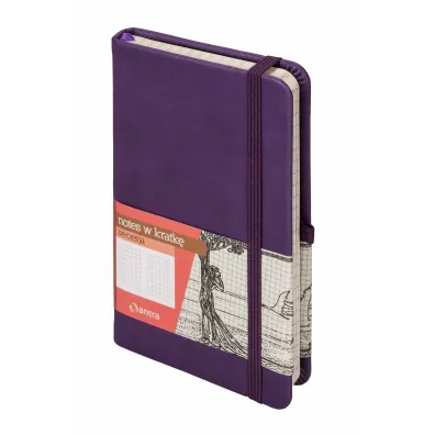 Antra Notes Secesja A7 w kratk� purpura