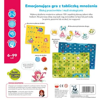 Gra Tabliczka mno�enia �aby czy Kraby Kapitan Nauka
