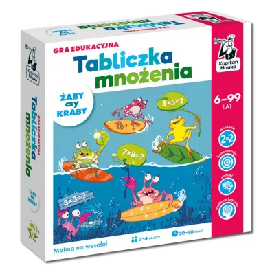 Gra Tabliczka mno�enia �aby czy Kraby Kapitan Nauka