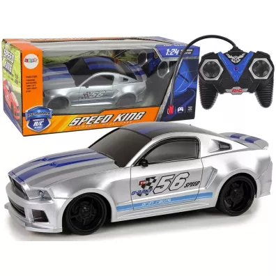 Auto sportowe zdalnie sterowane srebrne LeanToys