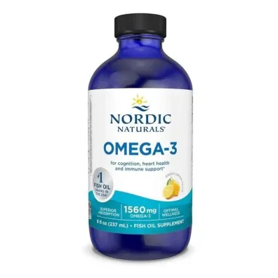 Nordic Naturals Omega-3 1560 mg Lemon - suplement diety 237 ml