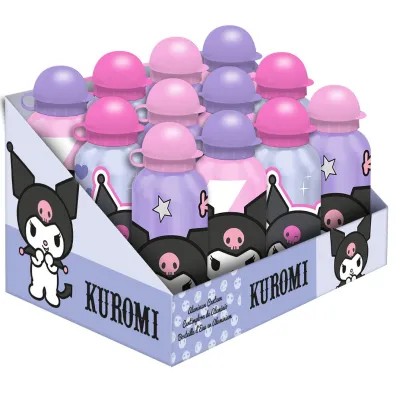 Bidon 500ml aluminium Kuromi 1szt. mix wzor�w KU00007