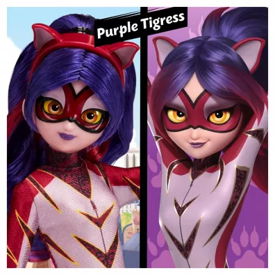 Miraculous: Biedronka i Czarny Kot. Purple Tigress Playmates