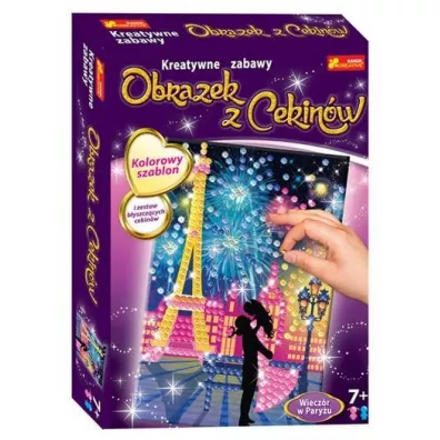 Ranok-Creative Obrazek z Cekinw. Wieczr w Paryu