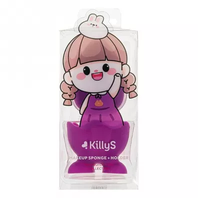 KillyS Tamagotchi Girl g�beczka do makija�u ze stojakiem Violet