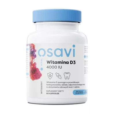 Osavi Witamina D3 4000IU - suplement diety 60 kaps.