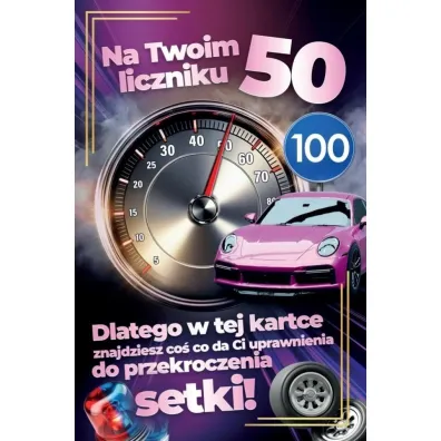 Yeku Karnet Prawo Jazdy 50 urodziny damskie
