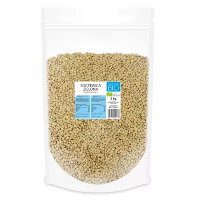 Horeca Soczewica zielona 5 kg Bio