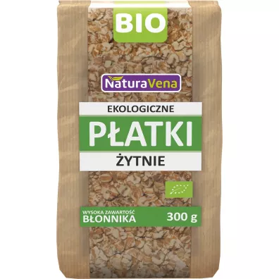 NaturaVena P�atki �ytnie 300 g Bio