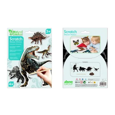 Avenir Naklejki do wydrapywania Dinozaury