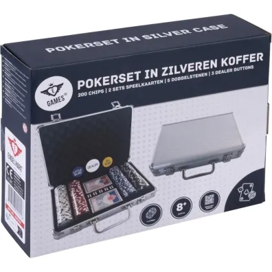 Zestaw do pokera - 200 szt Dice Chips Quint