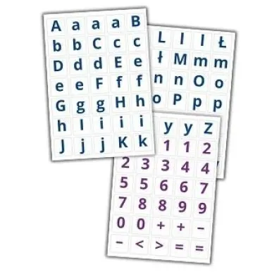 Magnetyczne litery i cyfry. Mi�. Przyjaciel przedszkolak�w